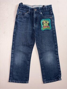 Nickelodeon TMNT Teenage Mutant Ninja Turtles Toddler Boys Denim Jeans Size 5T